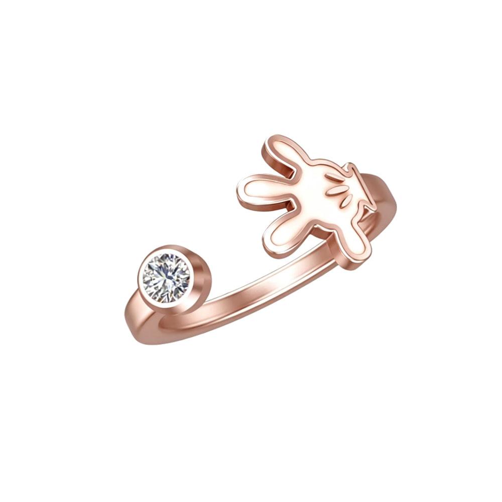 New 925 Silver Ring Zircon Shell Honey Jar Bow Ring Original S925 Finger Wedding Ring DIY Women's High Jewelry Gift