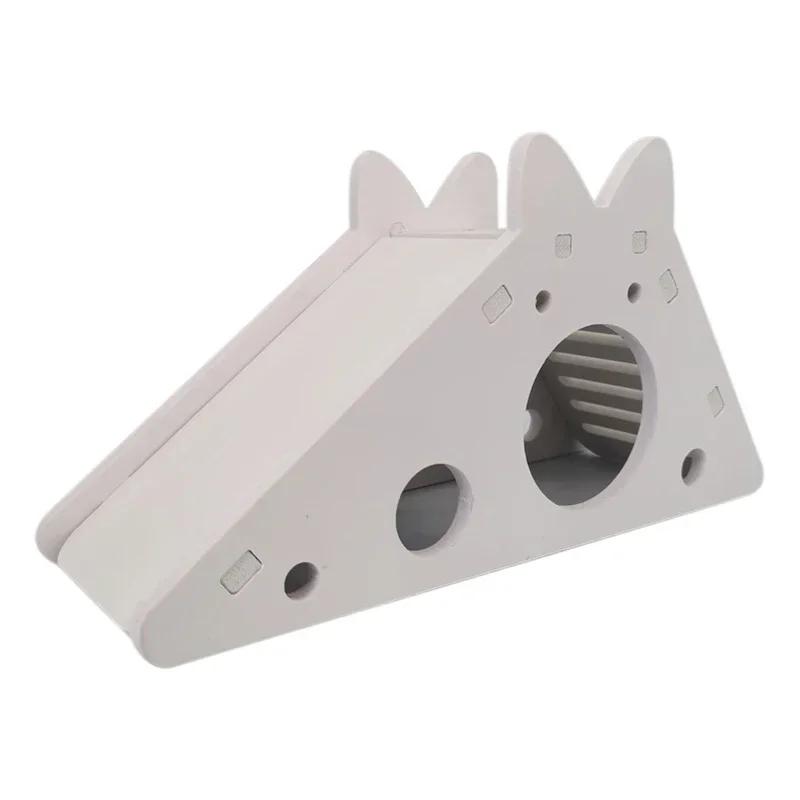 

Забавная игрушка-слайд для хомяка, морская свинка, собранная игрушка-слайд, игрушки для шиншилл, клетка для дома хомяка, дышащие аксессуары для хомяка