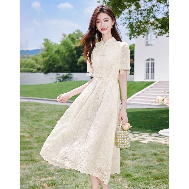 Chic Petite A-Line Summer Midi Dress