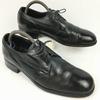 70s 1977? Vintage FLORSHEIM Plain Toe Business Shoes Black Size 10D 27.5-28.0 Men's
