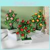 Faux Fruit Tree Decorative Display For Living Room Photography Props Rich Foliage Collection