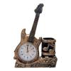 Guitar Alarm Clock with Pen Holder Creative Desktop Ornament Clock Pen Socket Clock Student Gift Birthday Gift Creation