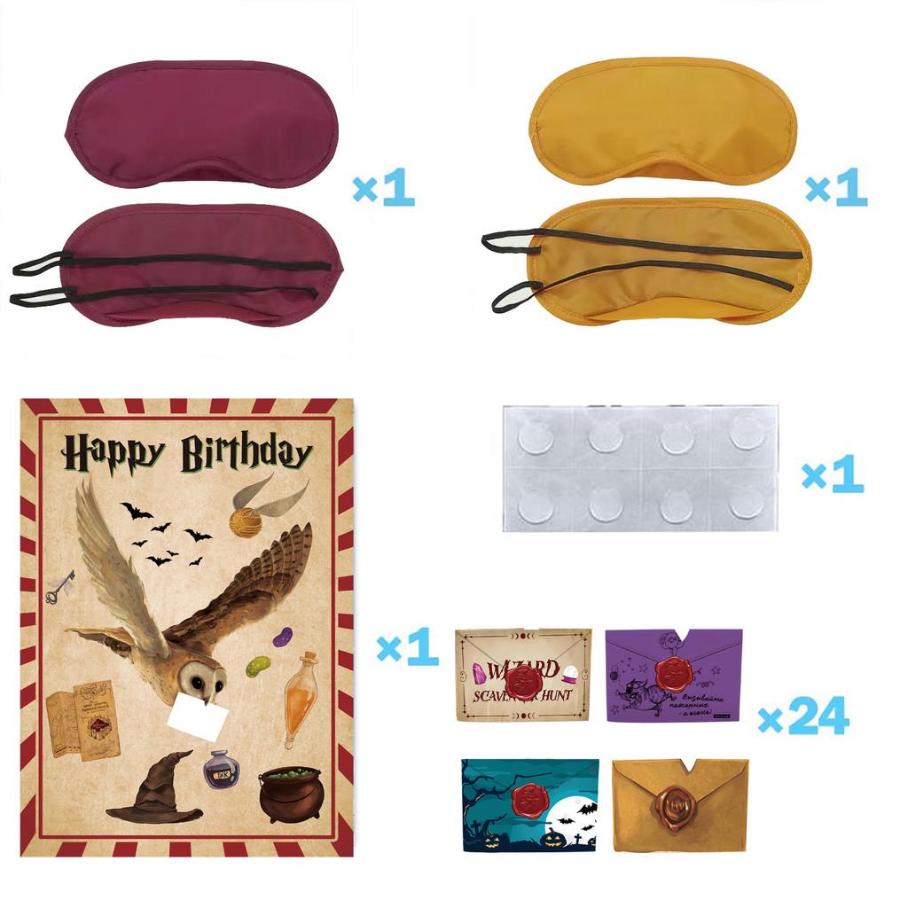 Potter Harry Theme Party Supplies With Posters And Notepad For Birthday Kids