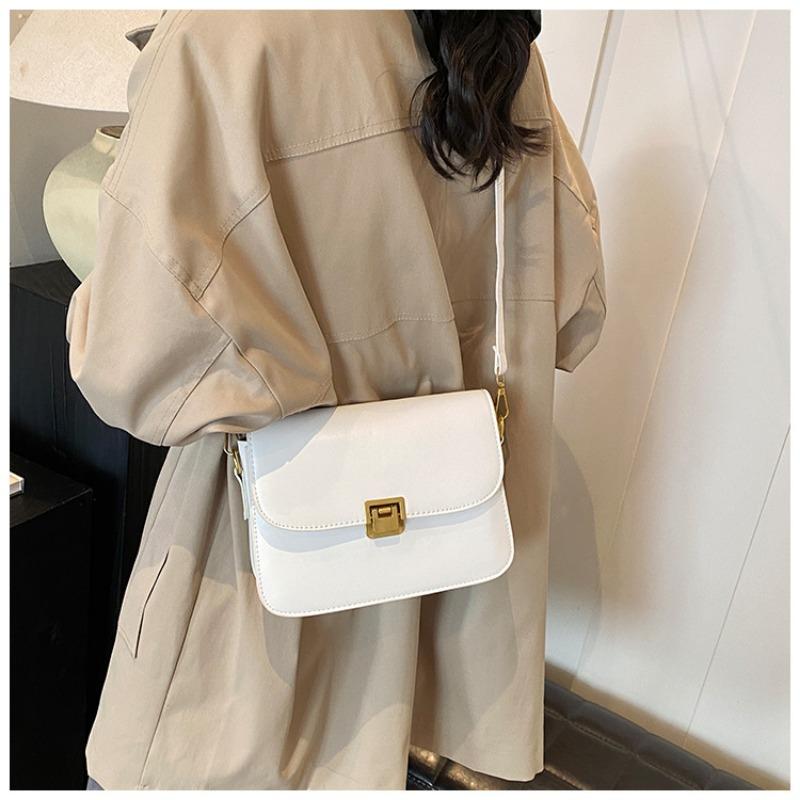 Dames Mode Eenvoudig Retro Dagelijks Crossbody Schouder Kleine Vierkante Tas