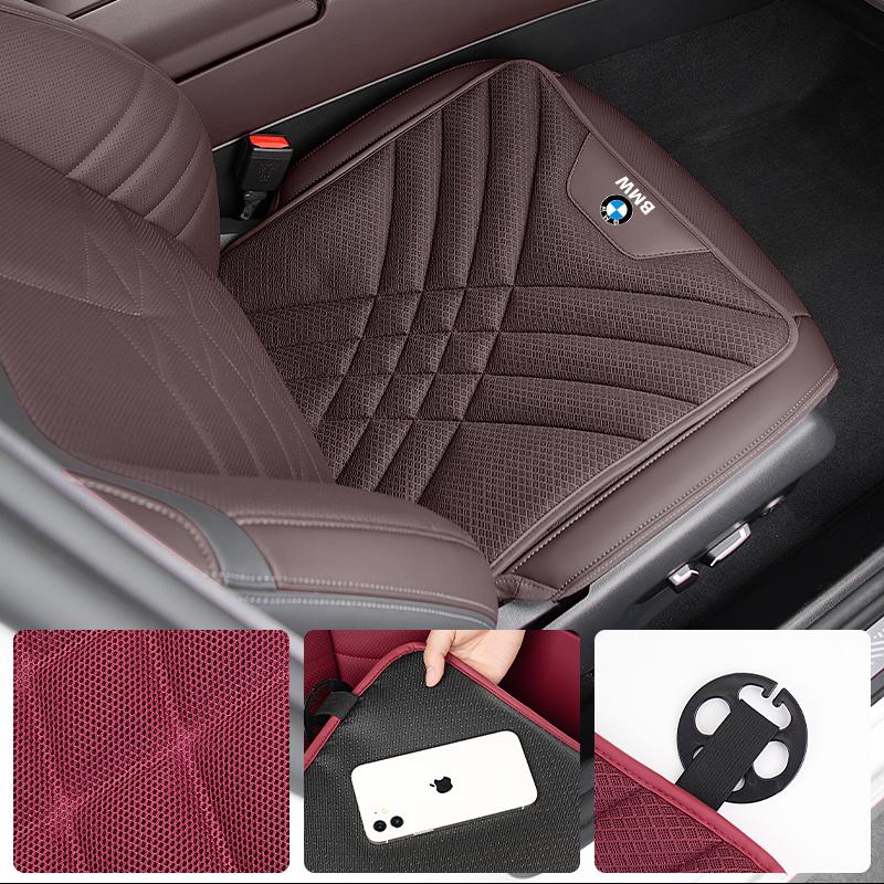 BWM1 For BMW 2025 Hot Car Logo Seat Ice Silk Cushion Lingerie Breathable Seat Cushion Car Accessories For BMW Motorsport F11 F30 G08G