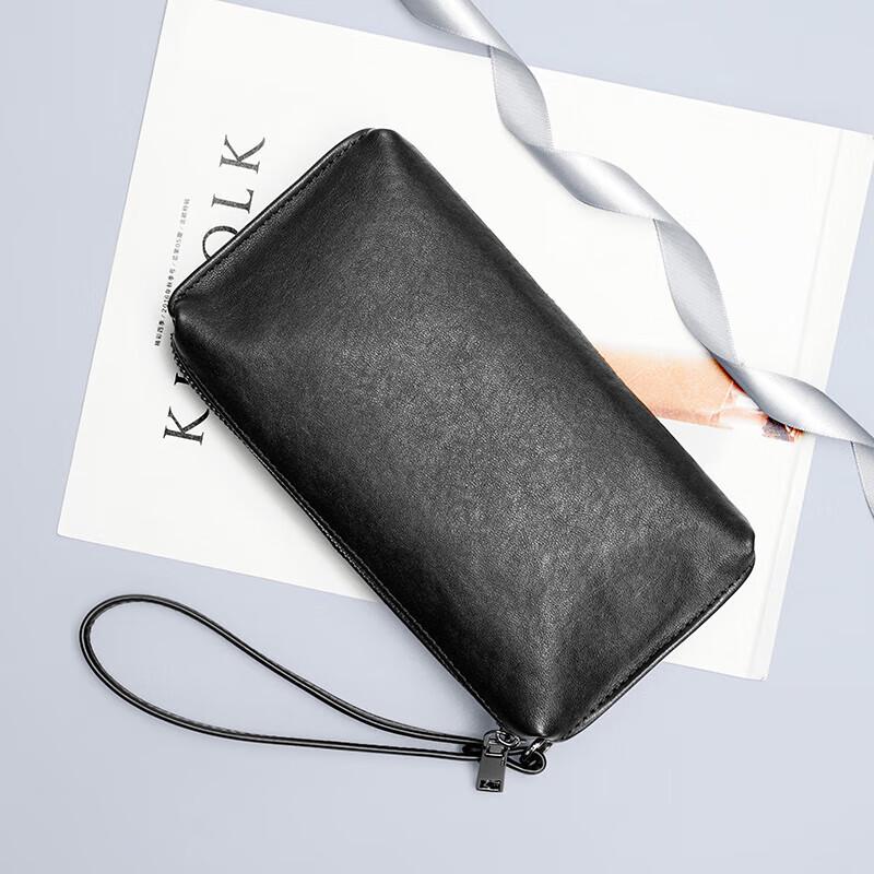 COW Men's Genuine Leather Clutch Bag