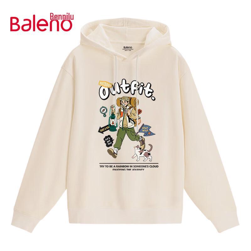 Baleno Men's American Style Hooded Sweatshirt