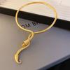 Jewelry Accessories Exaggerated Snake Necklace Metal Iron Zinc Zinc Alloy Clavicle Chain  Girls Gift