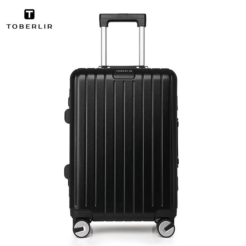 

TOBERLIR PC Hardshell Silent Spinner Carry-On Luggage 20 inches