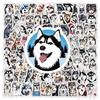 100Pcs/Set Husky Mini Pets Dogs Stickers DIY Fashion Decals Stickers