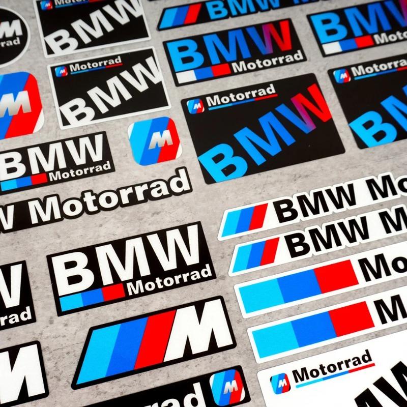 Popular New Motorcycle Stickers Suitable For BMW Modified Decals Shock Absorber Fuel Tank Side Box Tail Box Reflective Stickers