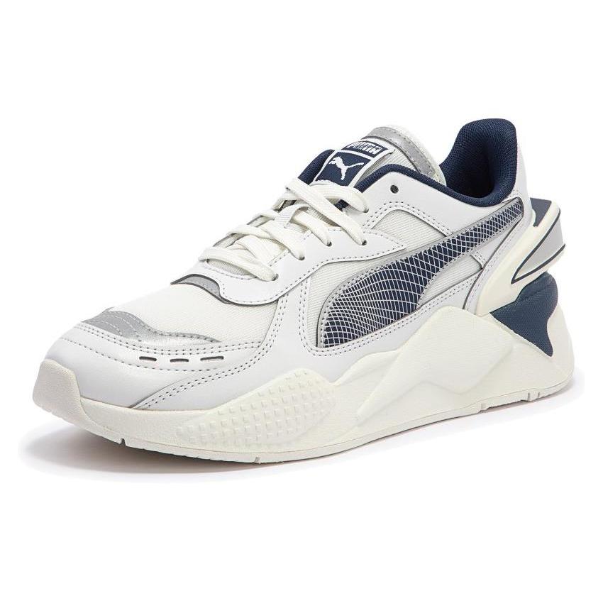 New PUMA RS X '40TH ANNIVERSARY' Slip Resistant Low Top Casual Shoes Unisex White Gray Blue 395339-01