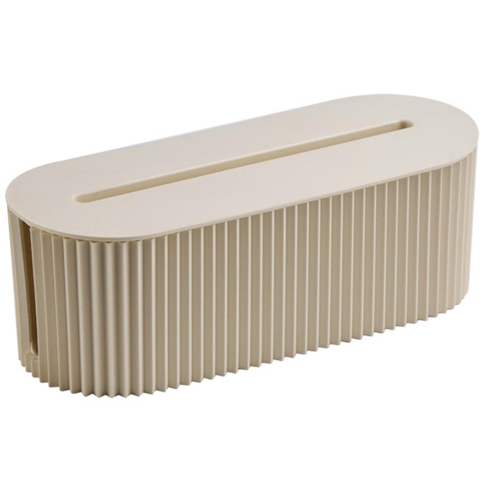 Cable Tidy Box Cable Management Box Large Capacity Desktop Cord Organizer with Lid Cord Safety Storage Box for Home Office