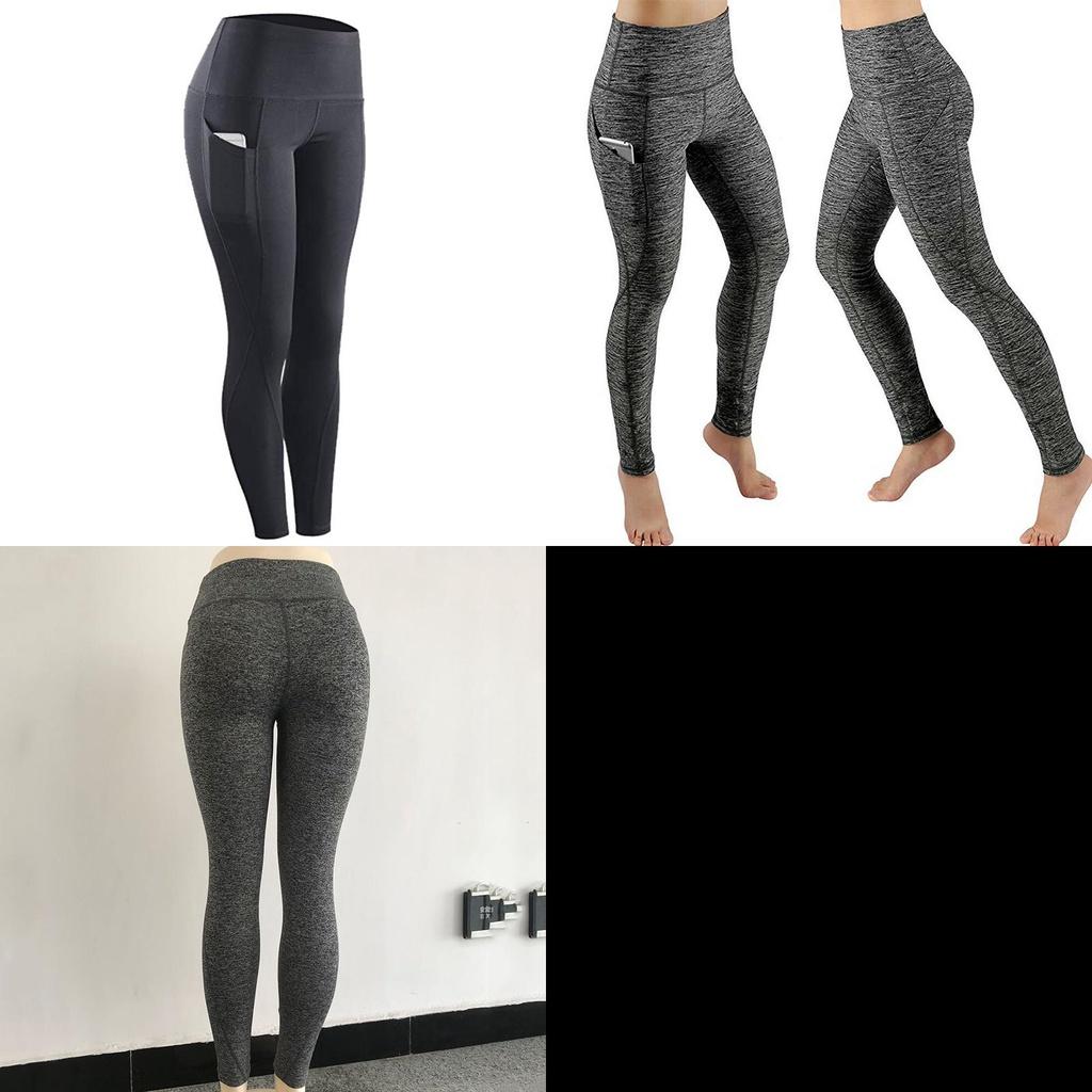 Women High Waist Yoga Leggings With Side Pockets And Push Up Design For Active Workout