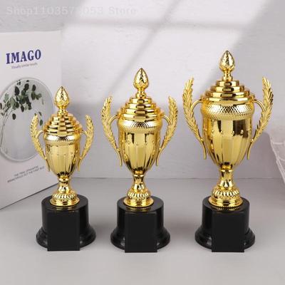 1Pcs Honor Trophy Ornaments Plastic Prize Cup Children's Trophy Award School Competition Rewarding Supply Winner Trophy Toy