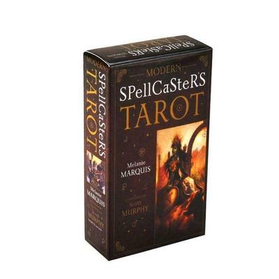 11.5*6.3cm Modern Spellcaster’s Tarot Deck, 78 Cards for Beginners & Professionals – Divination Tool for Daily Guidance