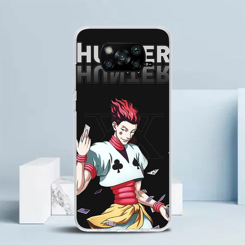 HunterX Hisoka Phone Case For Xiaomi Poco F7 Ultra X5 X6 X7 Pro M7 Redmi 15C 15 13C 13 12C 12 10C 10 10A 9 9C 9A 9T Cover Poco X