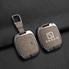 Interior Mouldings For Zeekr 7X 2024 2025 Zinc Alloy Leather Car Remote Key Case Cover Fob Protector Shell Holder Auto Keychain
