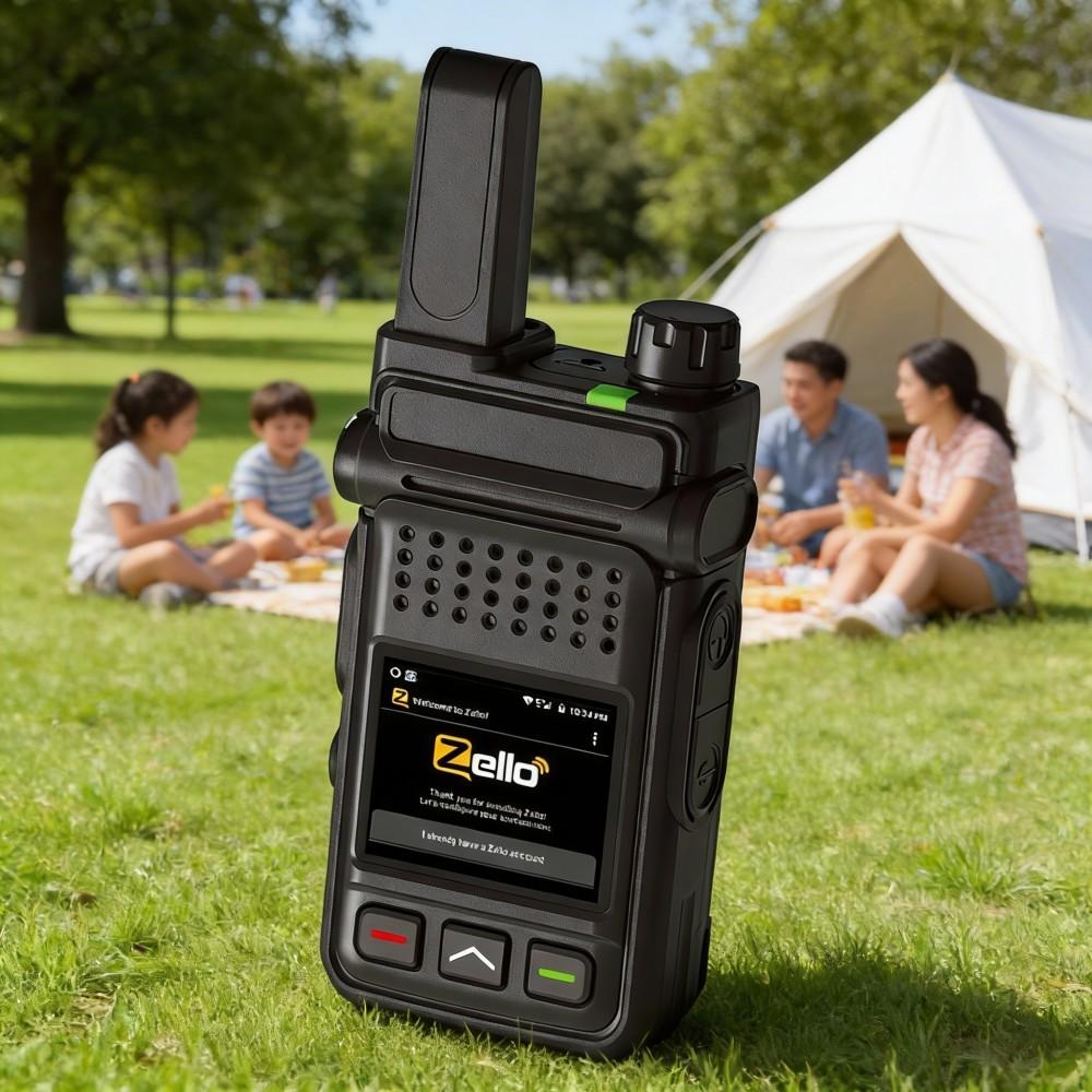 Android ZELLO 5000 km introducere card global walkie talkie în aer liber 4G apel global fără fir bidirecțional