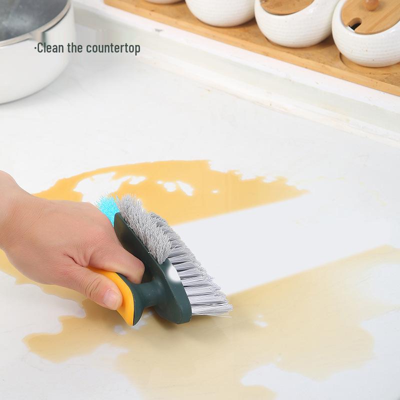 Multi-Use Crevice and Floor Gap Cleaning Brush