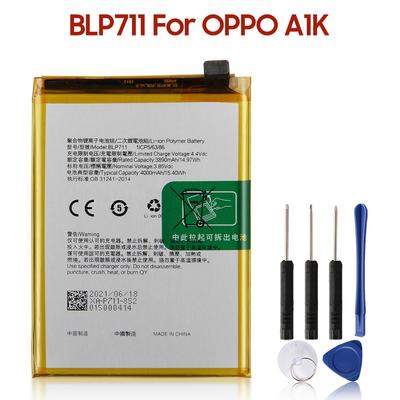 Batería de Litio Recargable Para Teléfono Oppo A1K BLP711