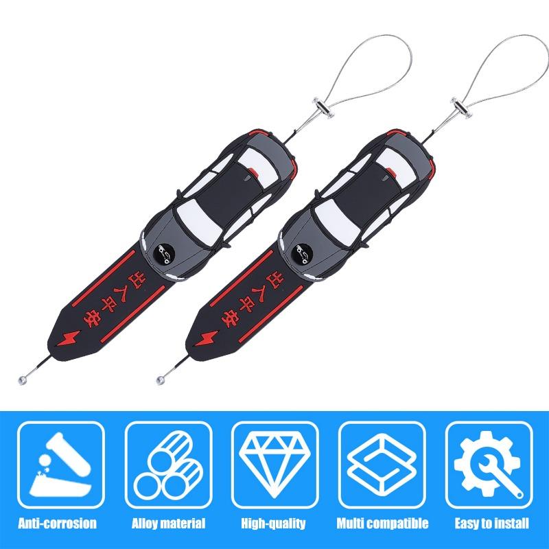 Auto Anti Static Strip Length Adjustable Flex Car Anti-static Belt Vehicle Ground Wire Strap Vehicle Supplies for Safe Driving