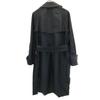 LOUIS VUITTON Made in France trench coat 40 charcoal Women Used