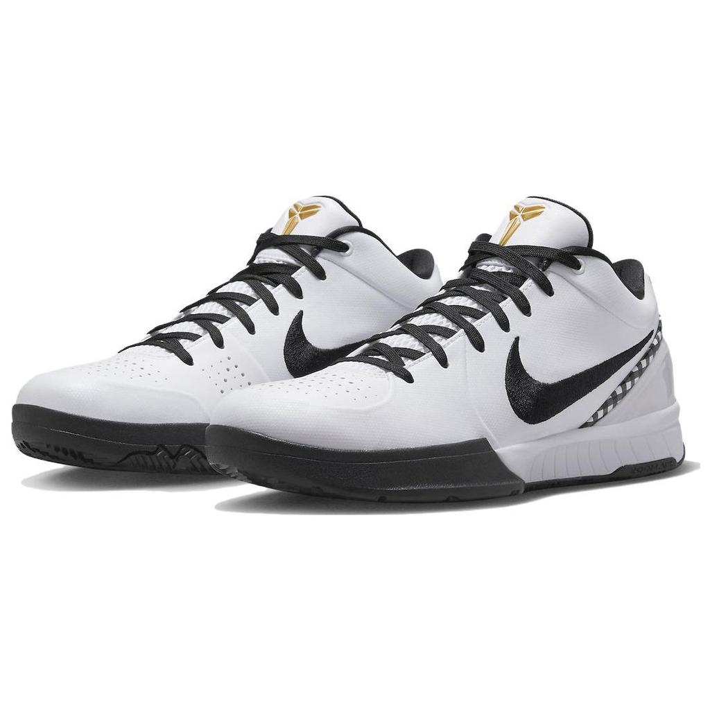 Nike Zoom Kobe 4 Protro Mambacita Unisex Sneaker Weiß Schwarz Metallic-Gold FJ9363-100