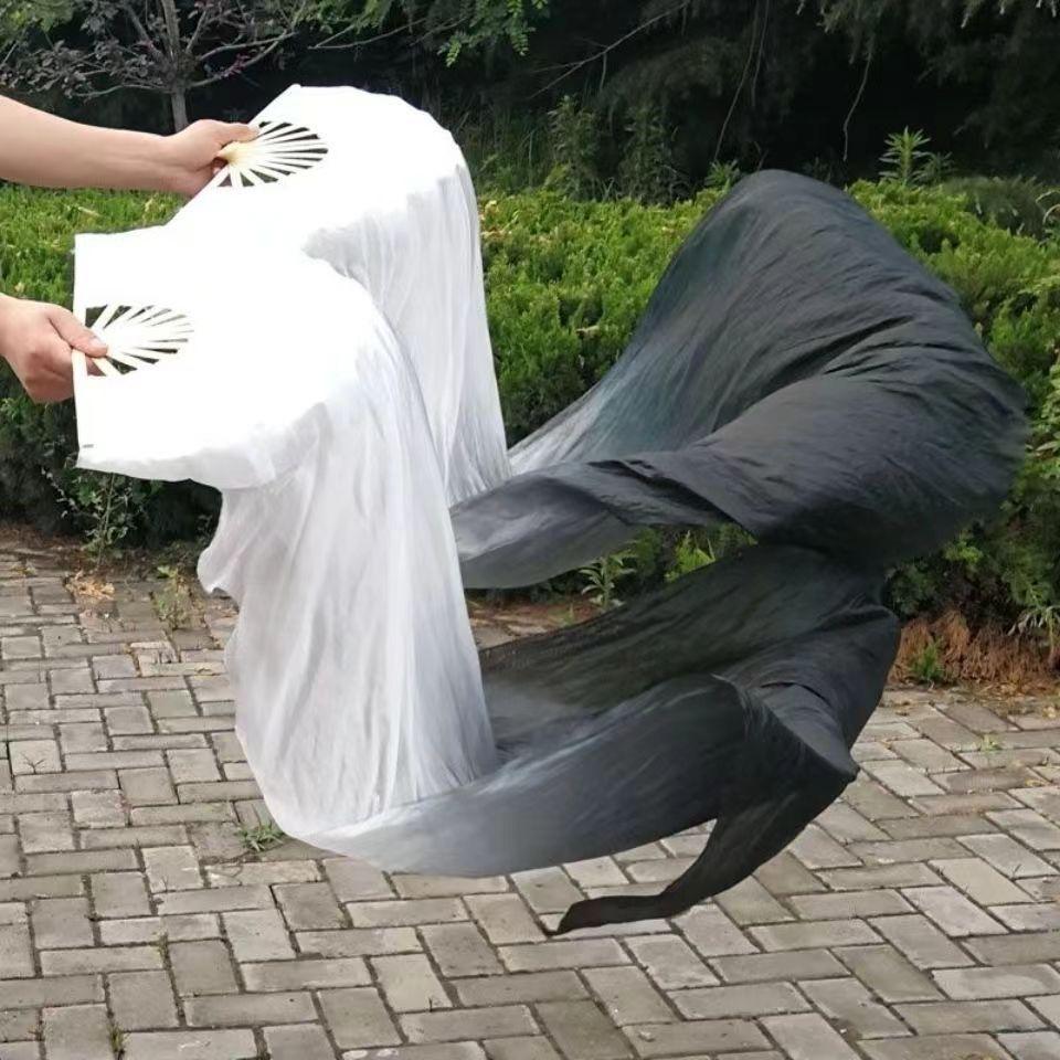 

Длина Продажа Танцевальный веер Градиент Танцор Практика Имитация Длинные веера Танцевальное представление Белый One piece 1.2cm