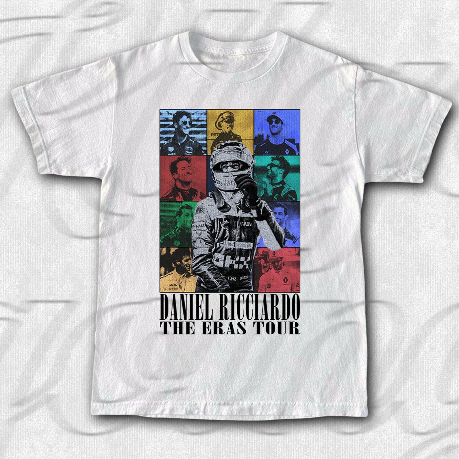 Daniel Ricciardo F1 Vintage T-Shirt: Formula One Eras Tour FD M