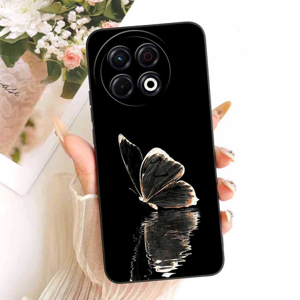 For Tecno Spark 30 Pro 4G KL7 Case Butterfly Dragon Soft Silicone Cover For Tecno Spark30 Spark 30 Pro Shockproof Phone Cases