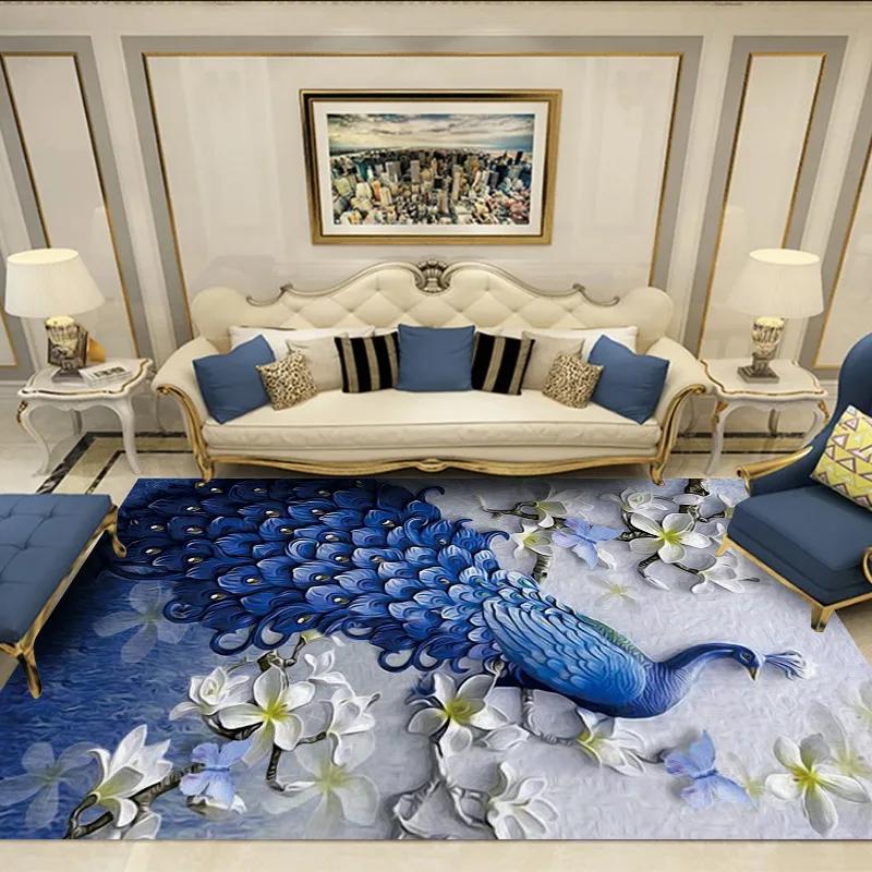 European style Luxurious Carpets For Living Room Bedroom Area Rugs Classic Turkey Study Large Carpet Sofa Coffee Table Floor Mat