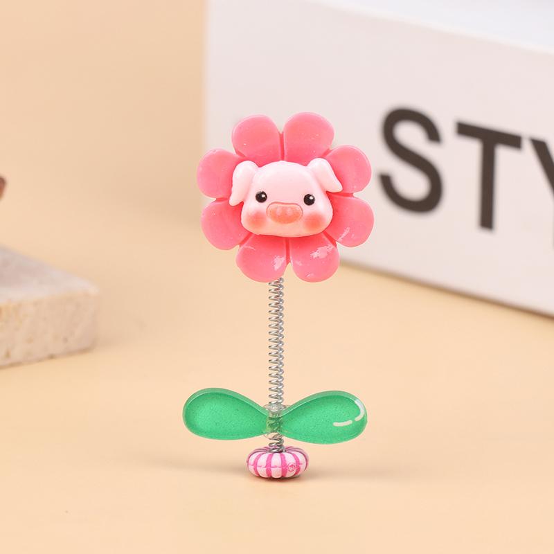 Flower Car Ornaments Car Center Console Dashboard Ornament Shake Head Flower Car Accessories