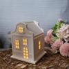 Handmade House Shape Charm Keychain Molds Stylish Sturdy Silicone Set Accessory for Craft Enthusiasts Daily Use