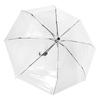 Portable Fashionable Transparent Automatic Three Folds Folding Rain Umbrella for Outdoor