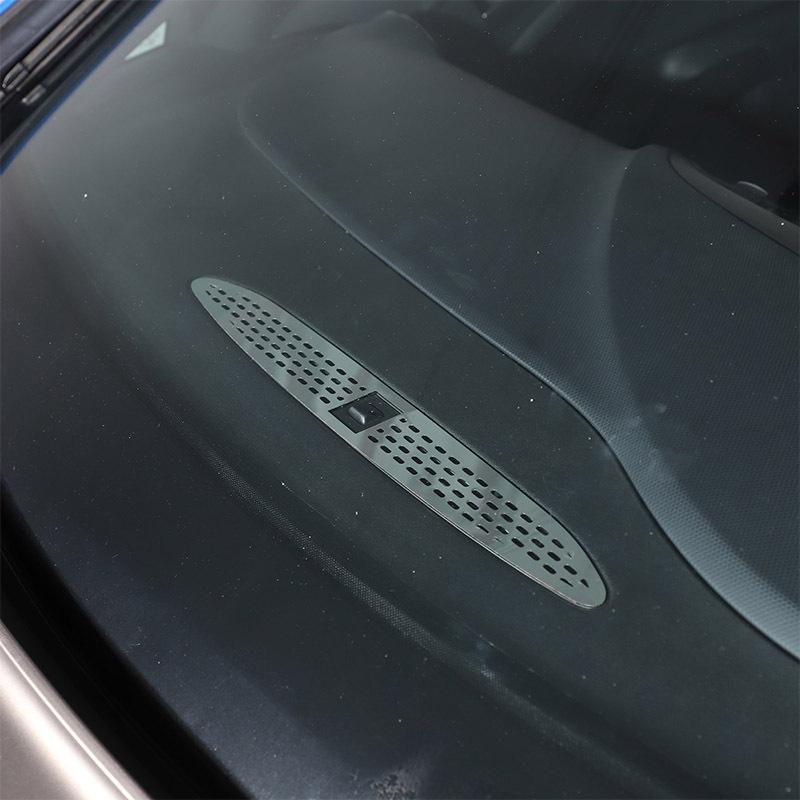 For SEAT Leon MK2 2008-2012 Aluminum Alloy Car Dashboard Air Outlet Anti-blocking Mesh Cover Car Interior Accessories