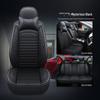 Universal Leather Car Seat Cushion - Five-Seater, Four Seasons, Full Coverage, Comfortable Style.