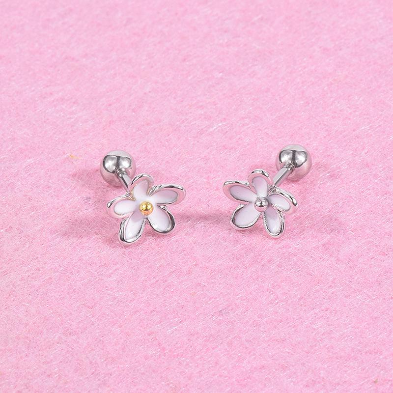 Blumen-Helix-Tragus-Knorpel-Piercing-Ohrstecker-Ohrring aus Edelstahl