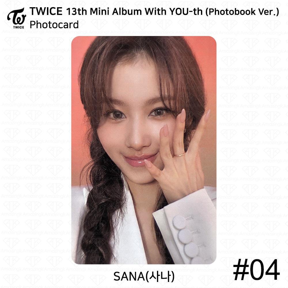 Twice 13th Mini Album With YOU-th Youth Photocard Poster Film Sticker Sana KPOP K-POP
