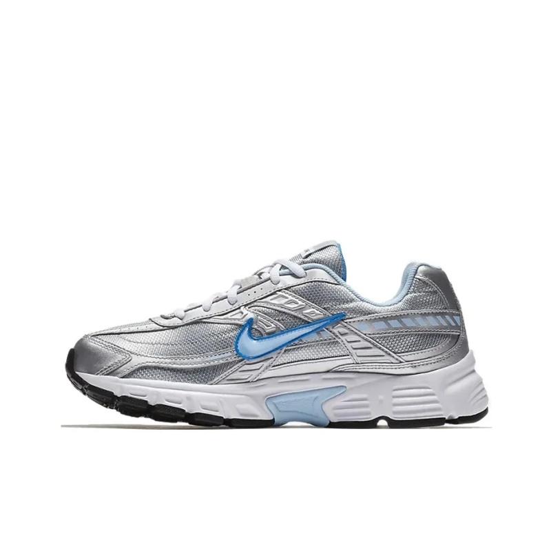 

Nike Silver Blue Fashion Breathable Retro Comfortable Shock Absorption Casual Shoes Unisex sneaker 394053-00L 36