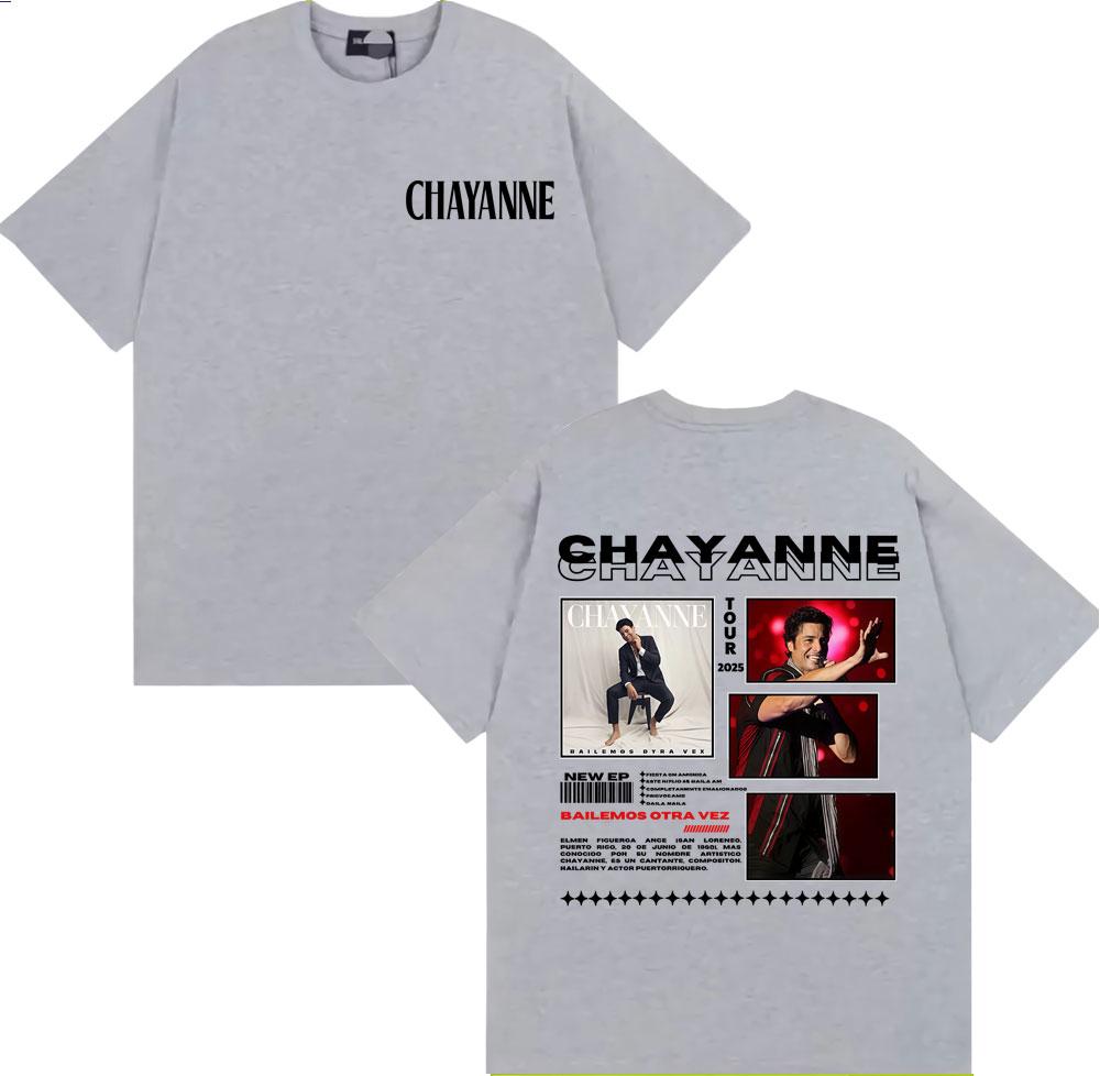 Chayanne Bailamos Otra Vez Tour Cover Tshirts Mens Clothing Hip Hop Pop Music Tshirt Casual Oversized T Shirt Streetwear