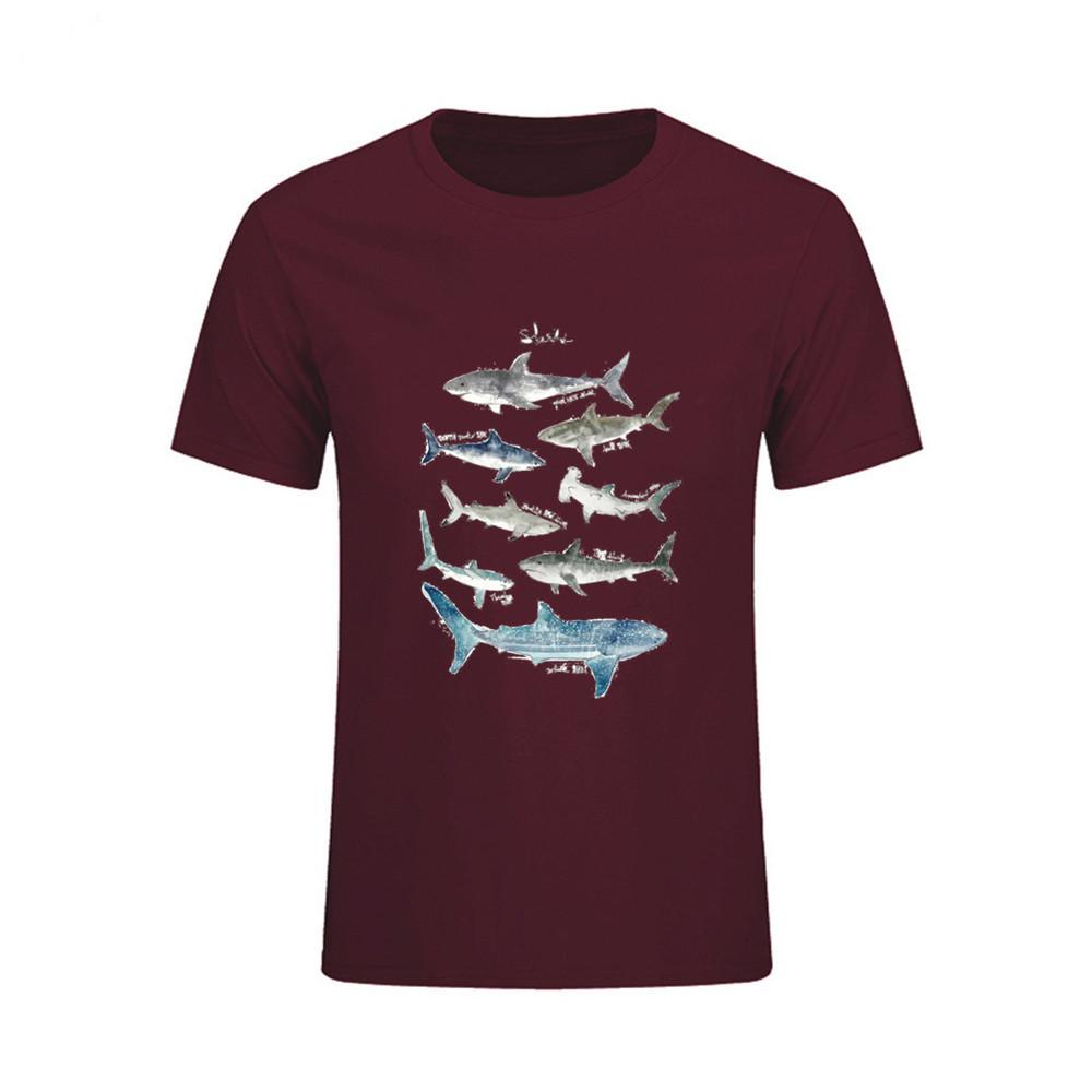 Футболка Sharks Diver Tee Divinger Dive Смішний подарунок на день народження для нього, чоловіків, дорослих