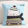 2Pcs Luxury Animal Plush Pillow Cover Soft Sofa Pillowcase Home Decor Pillow Shell  Bedroom