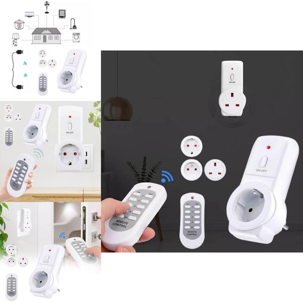 Versatile Smart Remote Control Socket For Home Kitchen With 30m Range And 220v Power
