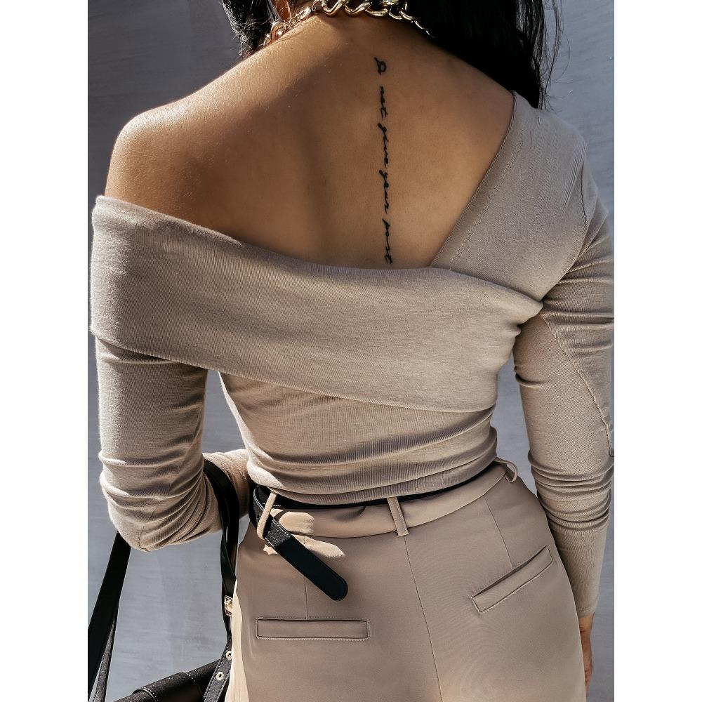 JPNTKY Γυναικεία Μόδα Casual Φθινόπωρο Χειμώνας Μονόχρωμο Πουκάμισο με Μοτίβο Μακρυμάνικο