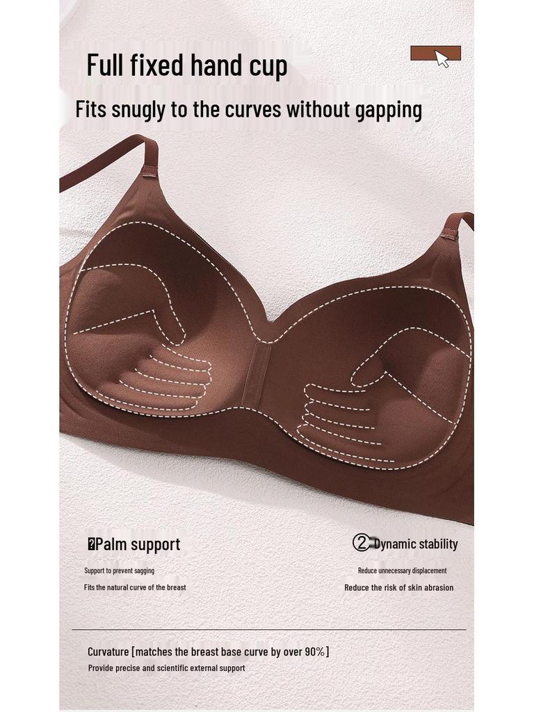 Wireless Cross-Back Bra with Side Support for Small Busts