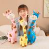 Cartoon Giraffe Simulation Animal Ornament Doll Soft Stuffed Animal Sleeping Pillow Cushion Christmas Gifts for Kids and Girls
