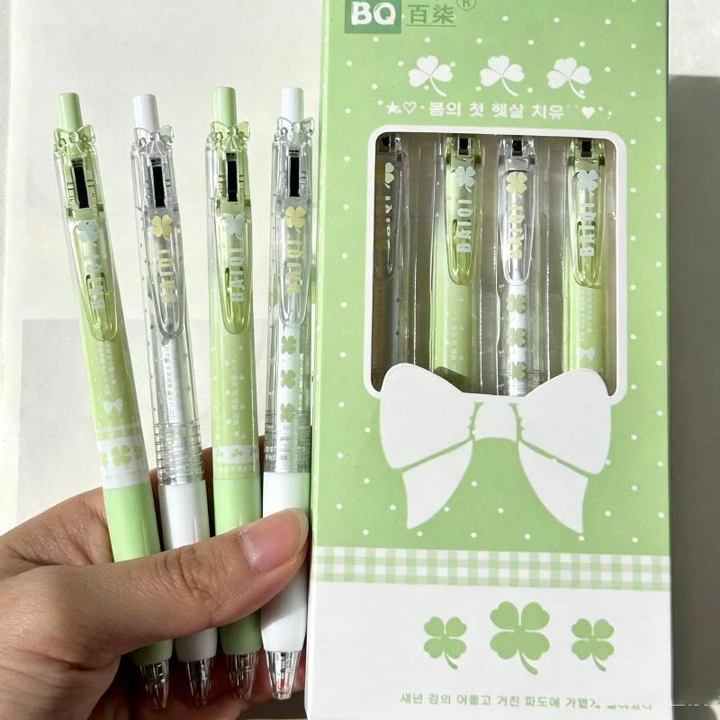 Cute Kawaii Cartoon Gel Pen Set Non-slip Grip Smooth Writing for Students Exam Note Taking Classroom Supplies