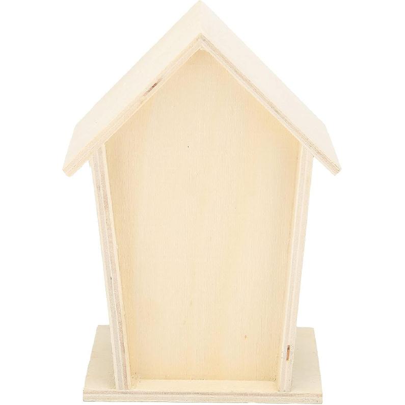 2PCS Wooden Bee House, Wood Bee Room Shelter, Wooden Hotel, Lovely Outdoor Bee Home, Garden Decoration for Outdoors Attracts Bee Pollinators