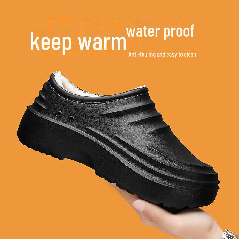 

Обувь для шеф-повара: Водонепроницаемые, нескользящие, маслостойкие, мягкие рабочие туфли для кухни - унисекс, идеально подходят для осени и зимы 42